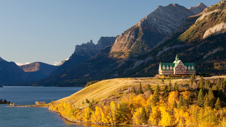 Kanada Alberta Waterton Lakes Nationalpark Prince of Wales Hotel Foto Andrew Penner